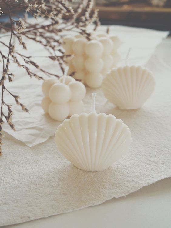 Fully refined high quality Stearic wax  palm wax for DIY candle making  soap making raw material and craft - 500g - BDYD. 