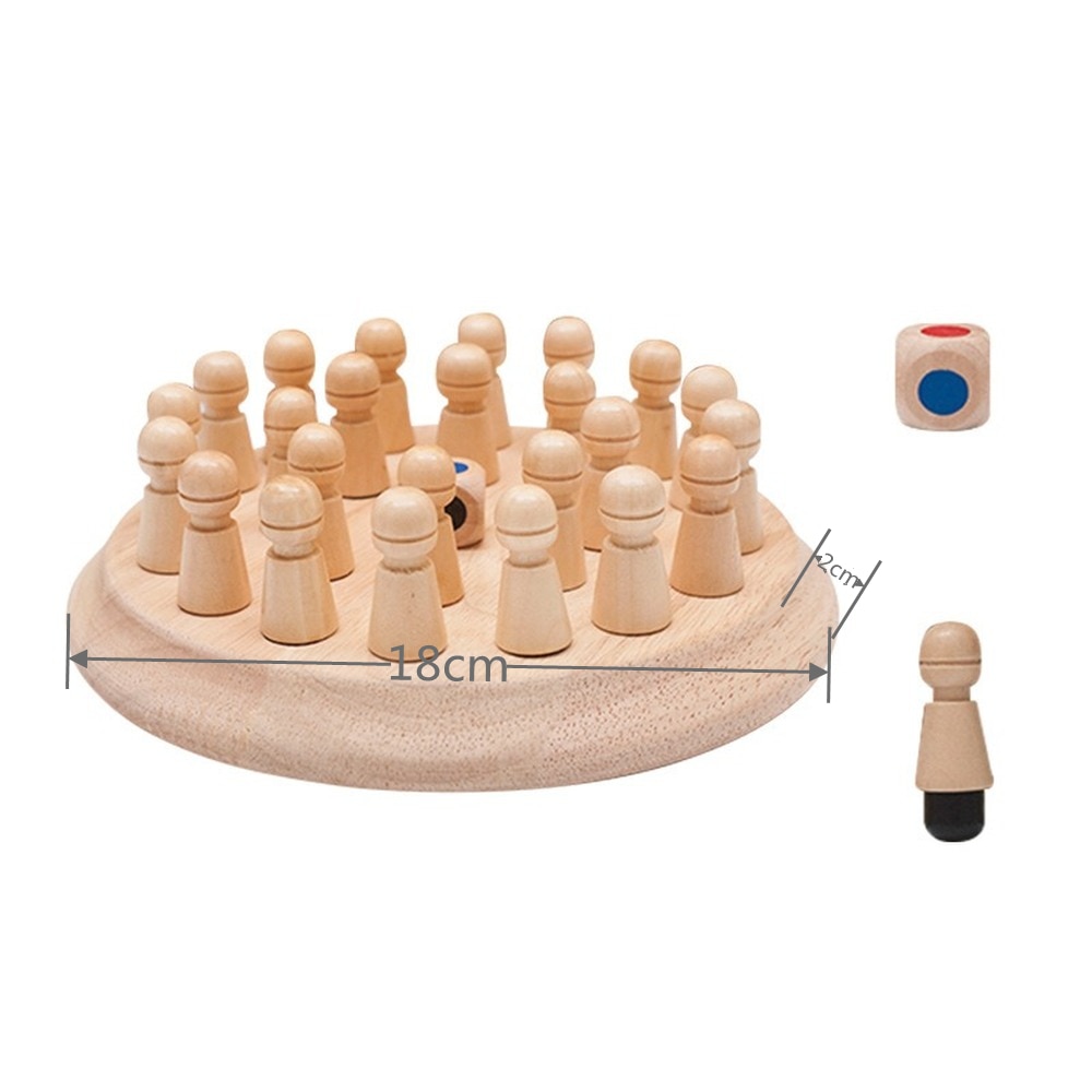 Kids Wooden Memory Match Stick Chess Game Fun Block Board Game Educational  Color Cognitive Ability Toy For Children: Buy Online at Best Prices in  Bangladesh | Daraz.com.bd