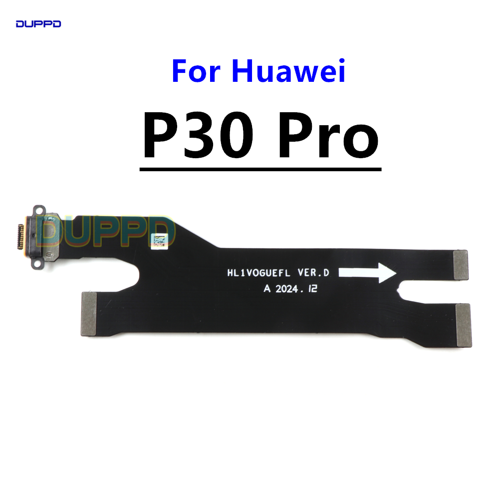 For Huawei P30 Pro USB Type C Charge Dock Charging Port Tail Plug Back Rear Flex Cable Replacement Part