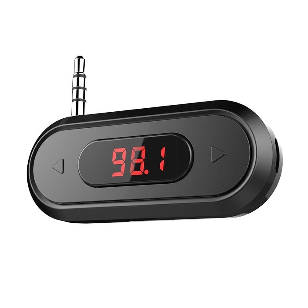 Wireless FM Tran_s_mitter FM Radio Calling Radio 3.5mm Jack Adapter for IPhone IOS Android Car Speaker Stereo Kit Car Accessories. 