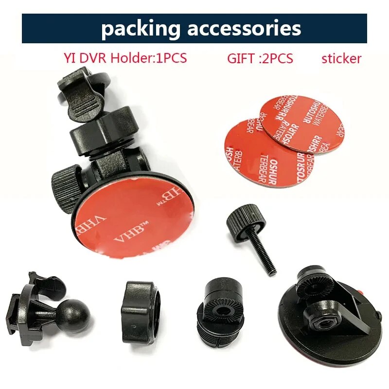 for Yi Dash Cam Mirror Mount Sticeker Yi Dash Cam Mount For YI DVR Holder mini bracket for car dvr mount cup