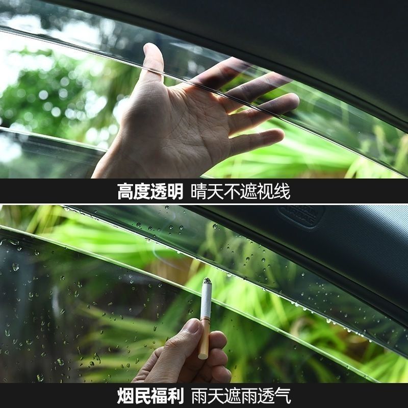 HondaXRVWindow Deflectors Fit Side Window Deflector Ling Paijie Defeng Fan YunzhiCRVSpecial Cover Rain Block Board Car Window. 