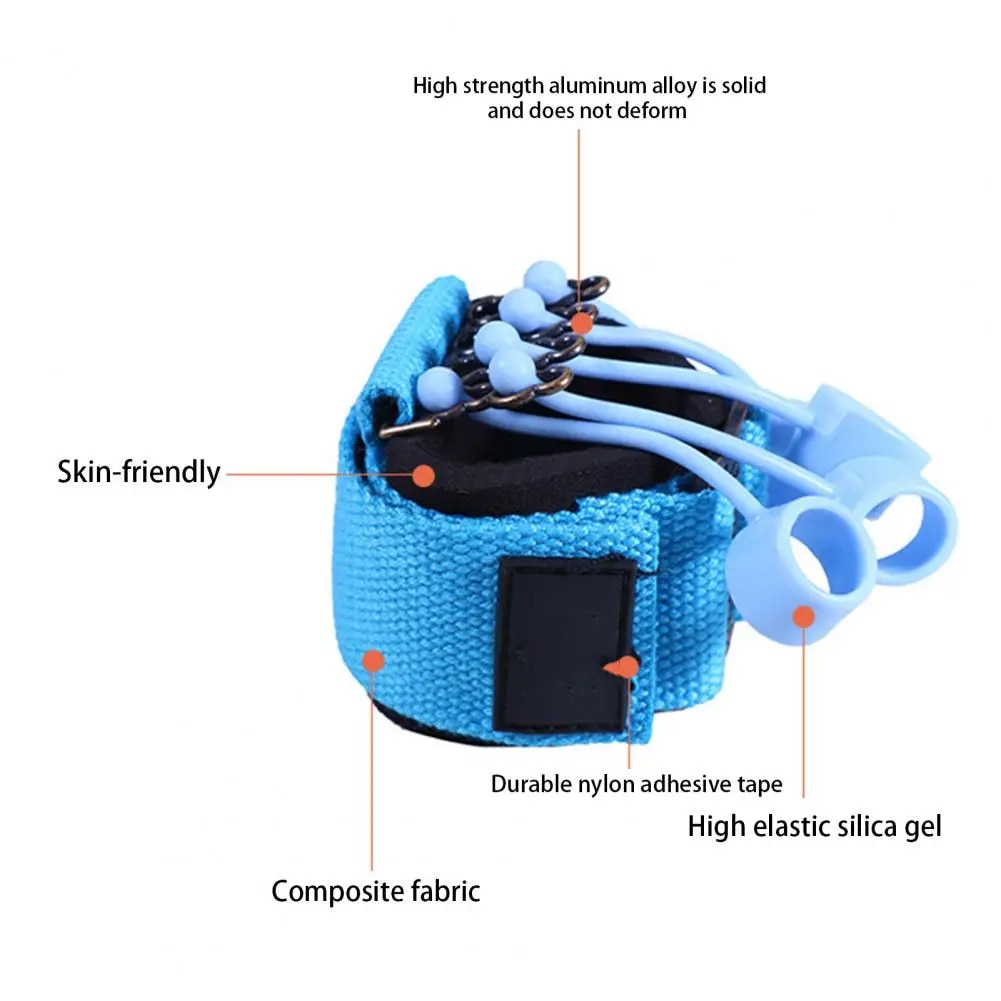5Pcs 10/20/40/60/75LB Finger Gripper High Elasticity Ergonomic Comfortable Grip Finger Flexion Extension Training DeviceBasketball. 