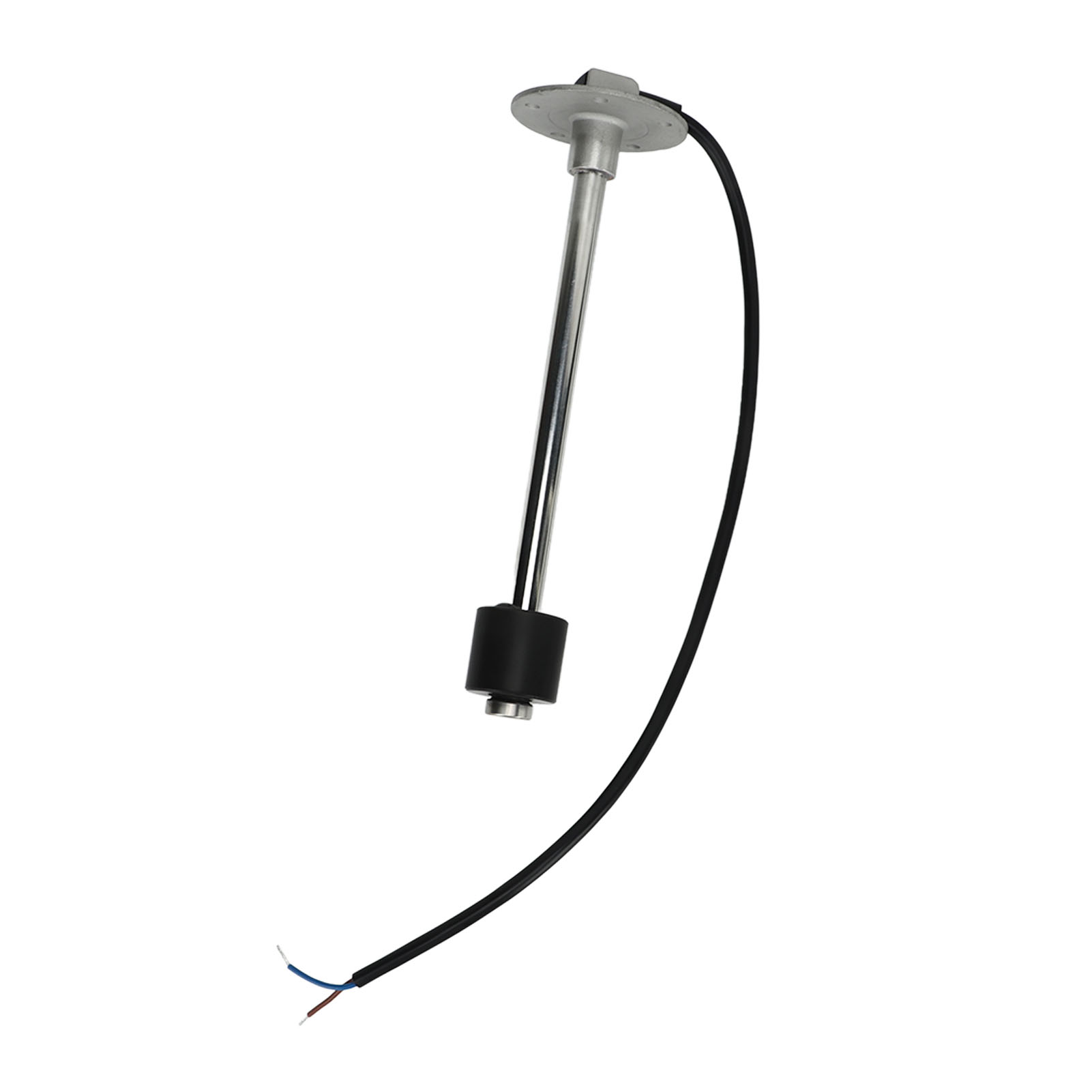 Fuel Level Sensor, 0-190 Ohms Fuel Tank Sending Unit Resistance Type with Screws and Gasket for Ships Trucks Buses