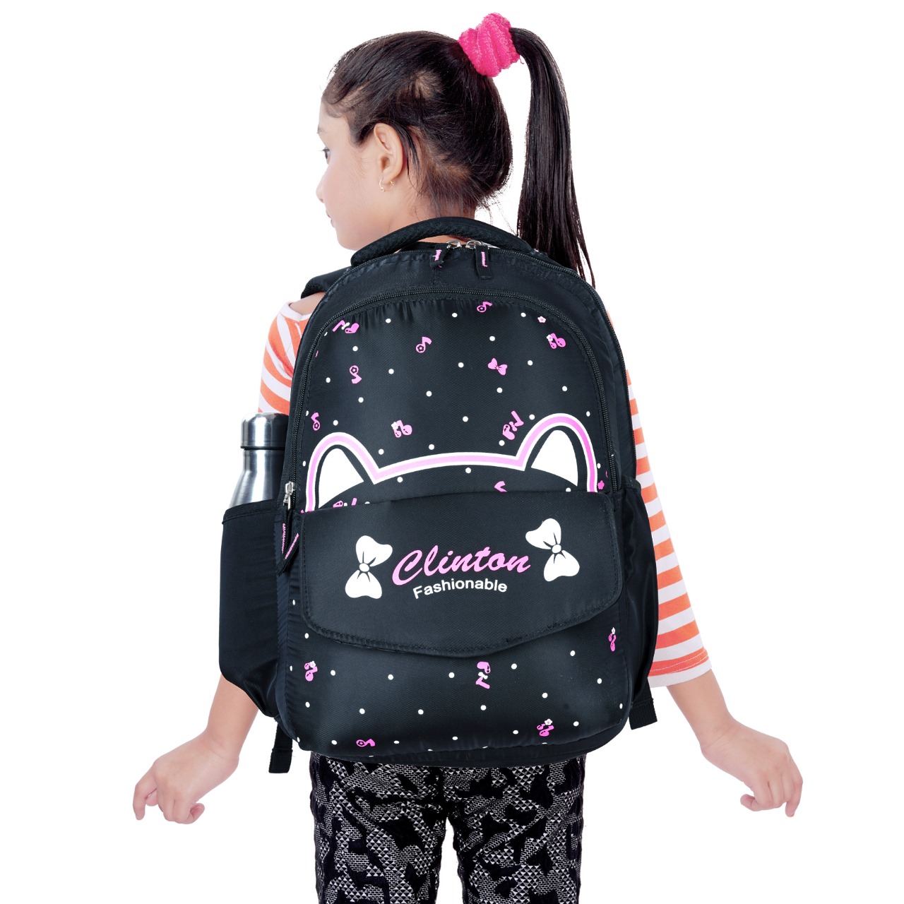 Espiral CLINTON Fashionable Cute Stitch Backpack for Teenager School Bag Baby Cartoon Backpack Boys Girls Stitch Laptop Travel Bags (Hight 17"). 