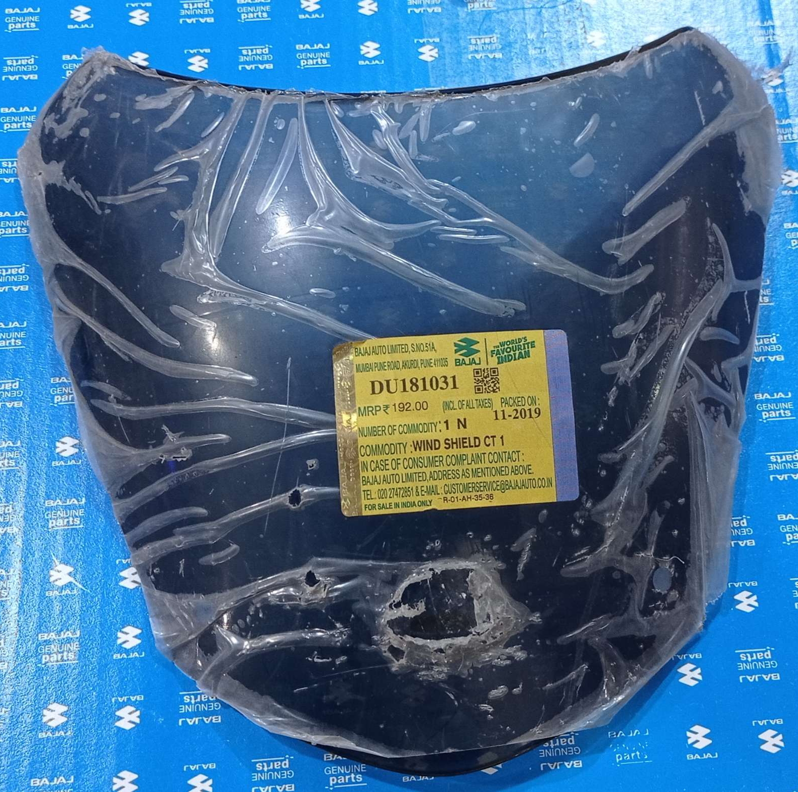 Bajaj CT 100 ER Shed Glass. 