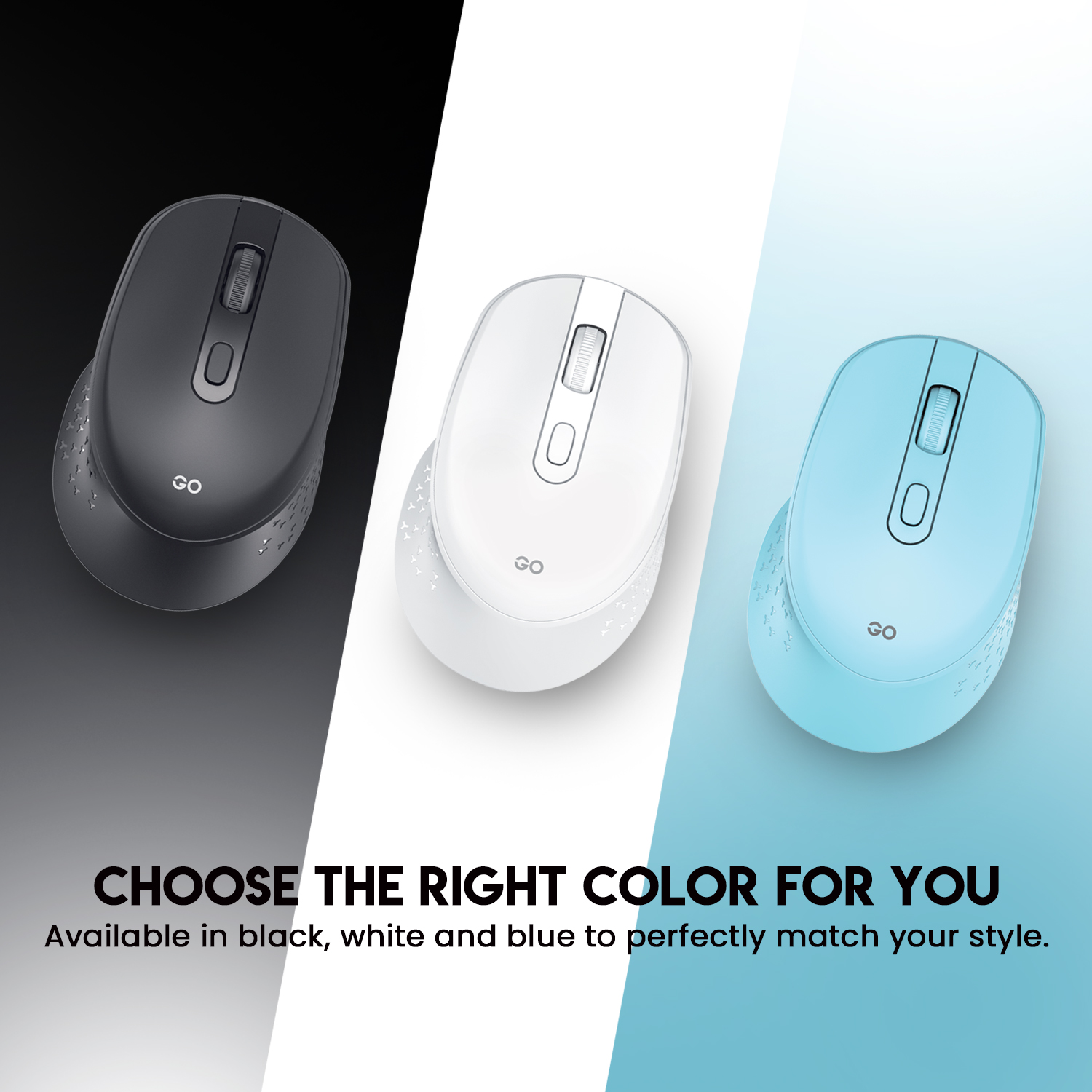 FANTECH GO W606 Wireless Mouse With 2.4GHz Wireless Connection  Ergonomic Design For Gaming Gammer Office Home. 