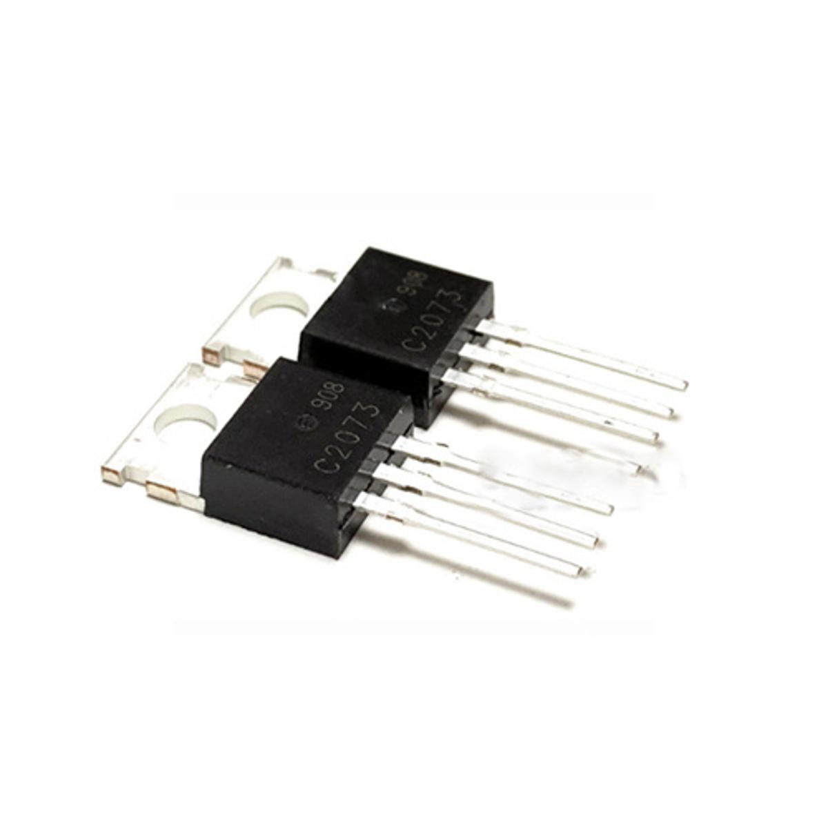 2SC2073 2SC 2073 C2073 NPN Transistor 150V 1.5A 25W Silicon Plastic Bipolar Power Transistor TO-220 General Purpose Amplifier Electrical Circuitry & Parts