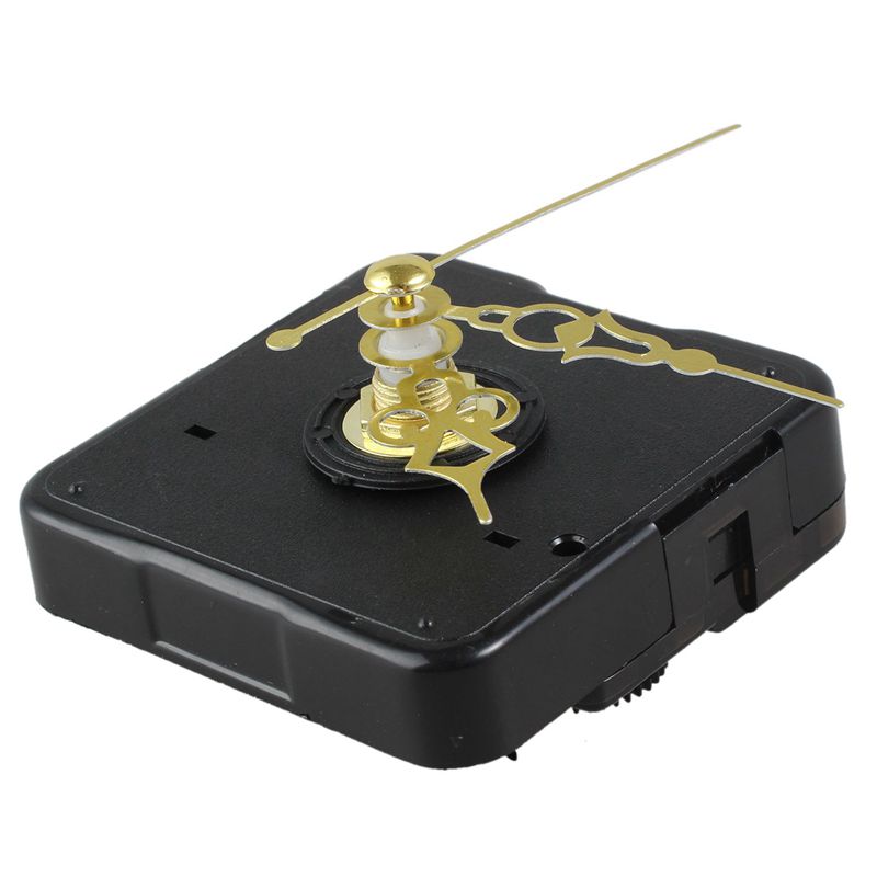 DIY Clock Metal Texture Creative Wall Clock Retro Wall Clock & Quartz Black Wall Clock Movement Mechanism