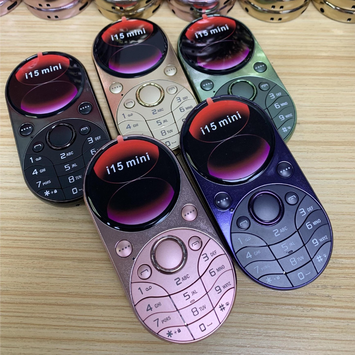 Cross-border foreign trade i15mini Mini Children Student Bluetooth Card Type Mobile Phone  FliIo14 i13 S23 F6 Machine. 