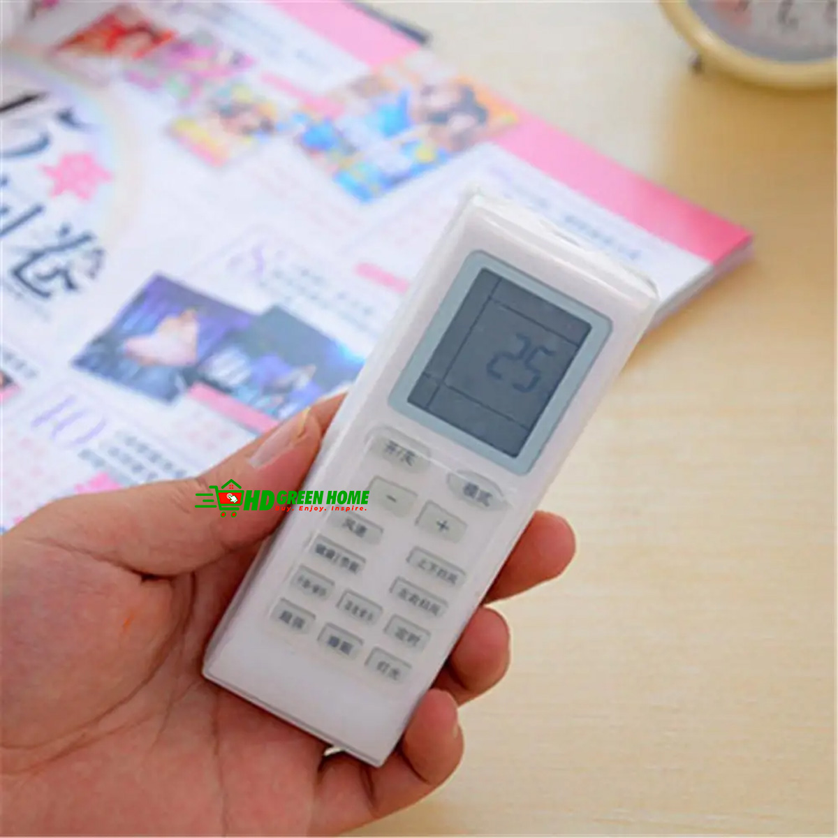 Silicone Remote Control Cover Dust-Proof Waterproof AC TV Remote Control Protective Cover. 