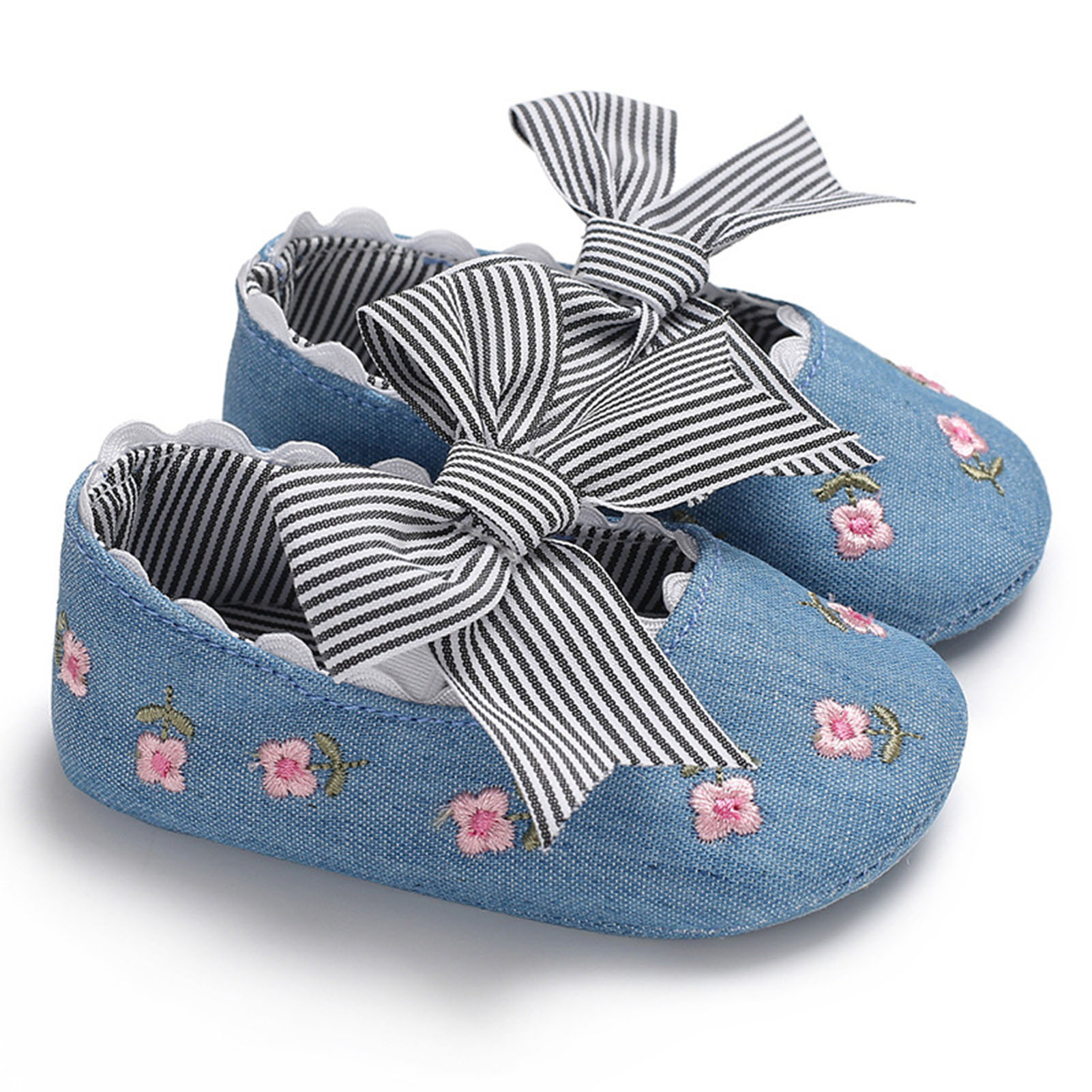 【Hengli jewelry story】(NEW)Radiant Cute Flower Crib Shoes / Anti-skid Soft Sole Prewalker/ Soft Sole Cotton Newborn Toddler Girl Shoes / Non-Slip Infant Girls First Walkers