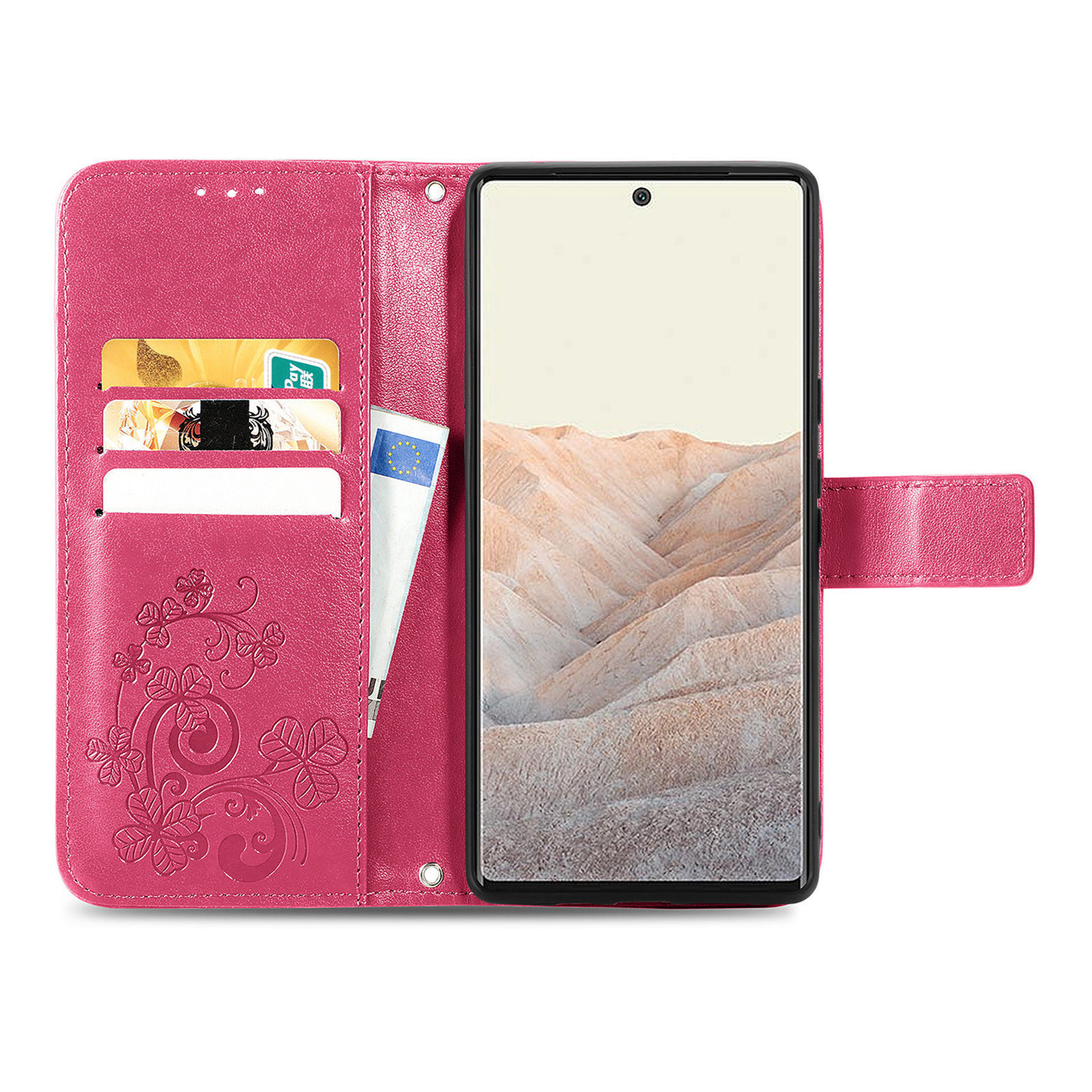 Applicable to Google 3/4A Phone case Flip Embossed Magnetic Case Google Pixel 5XL Mobile Phone Leather Case. 