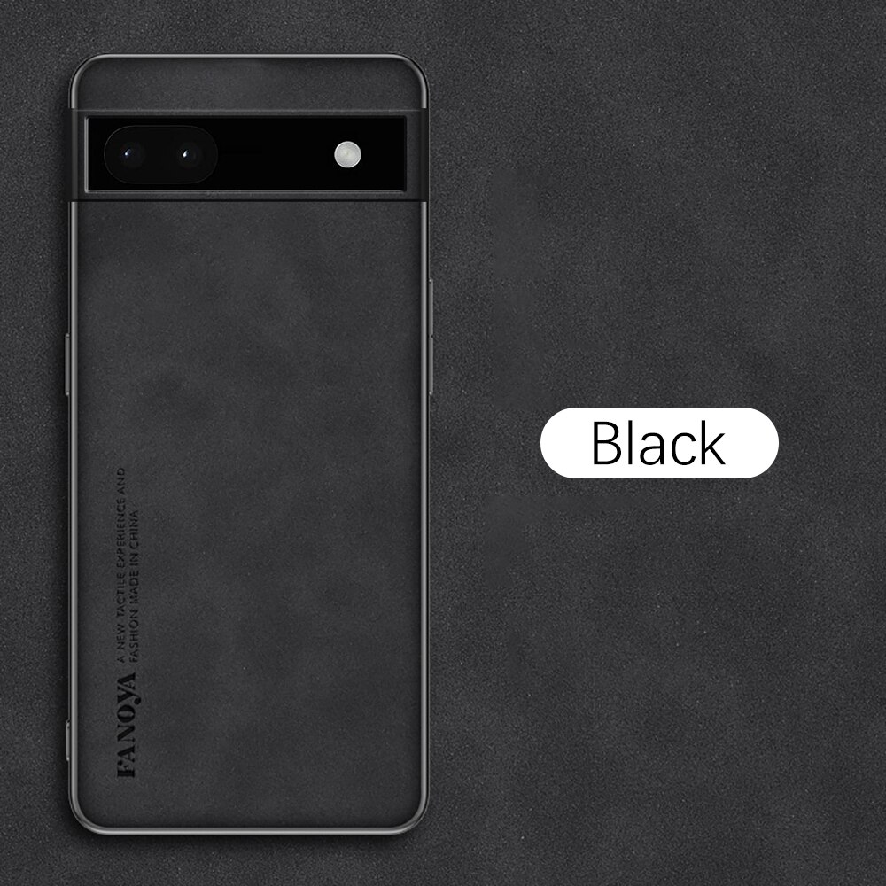 For pixel 6 magnetic silicone bumper leather luxury cover skin back cover for pixel 6 sheepskin leather silicone rubber back cover case for pixel 6
