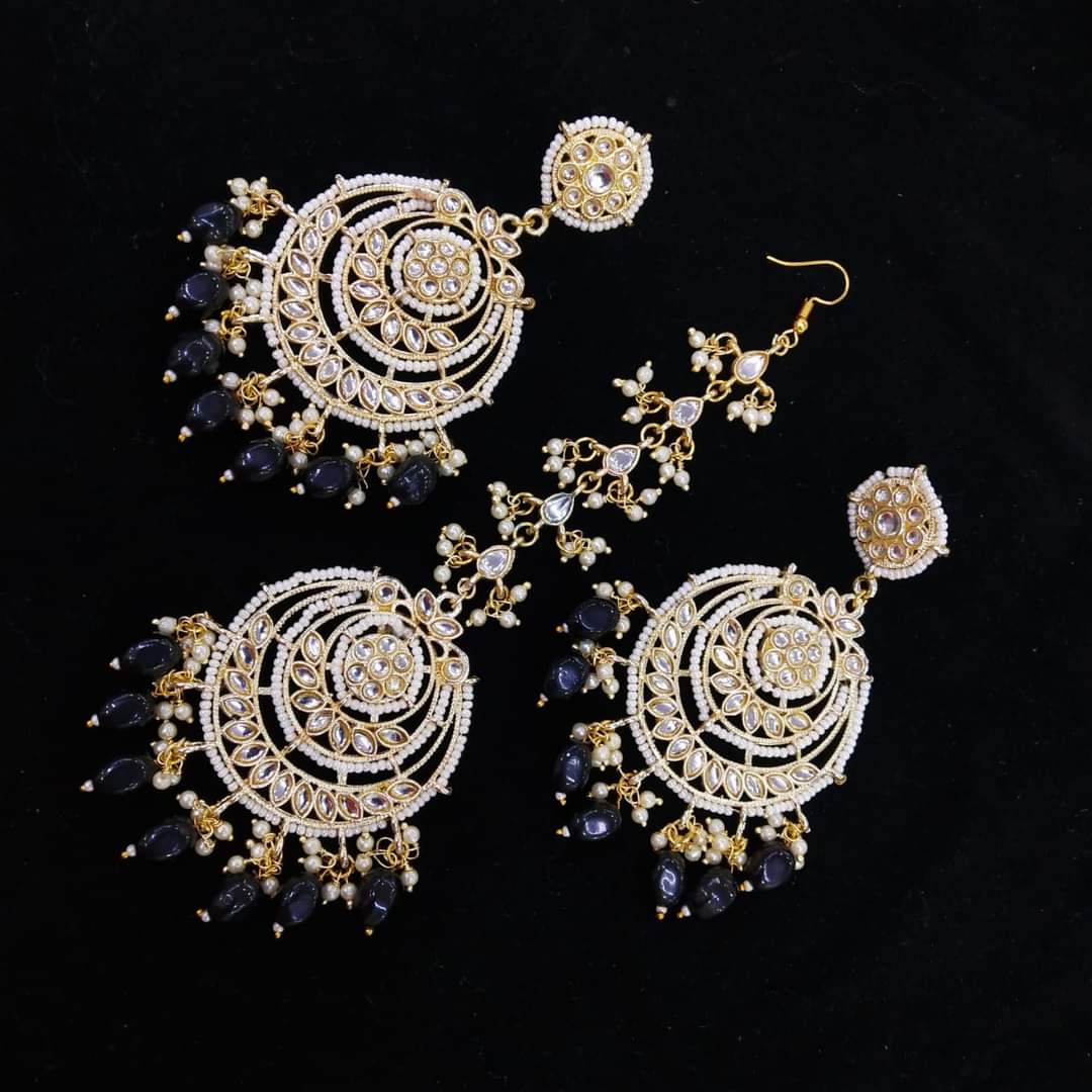 tikli and earring set