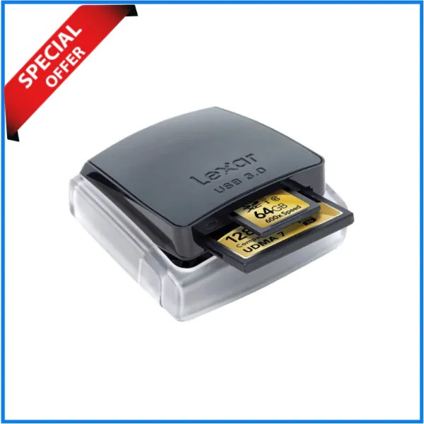 Lexar Professional USB 3.0 Dual-Slot Card Reader (UDMA 7)