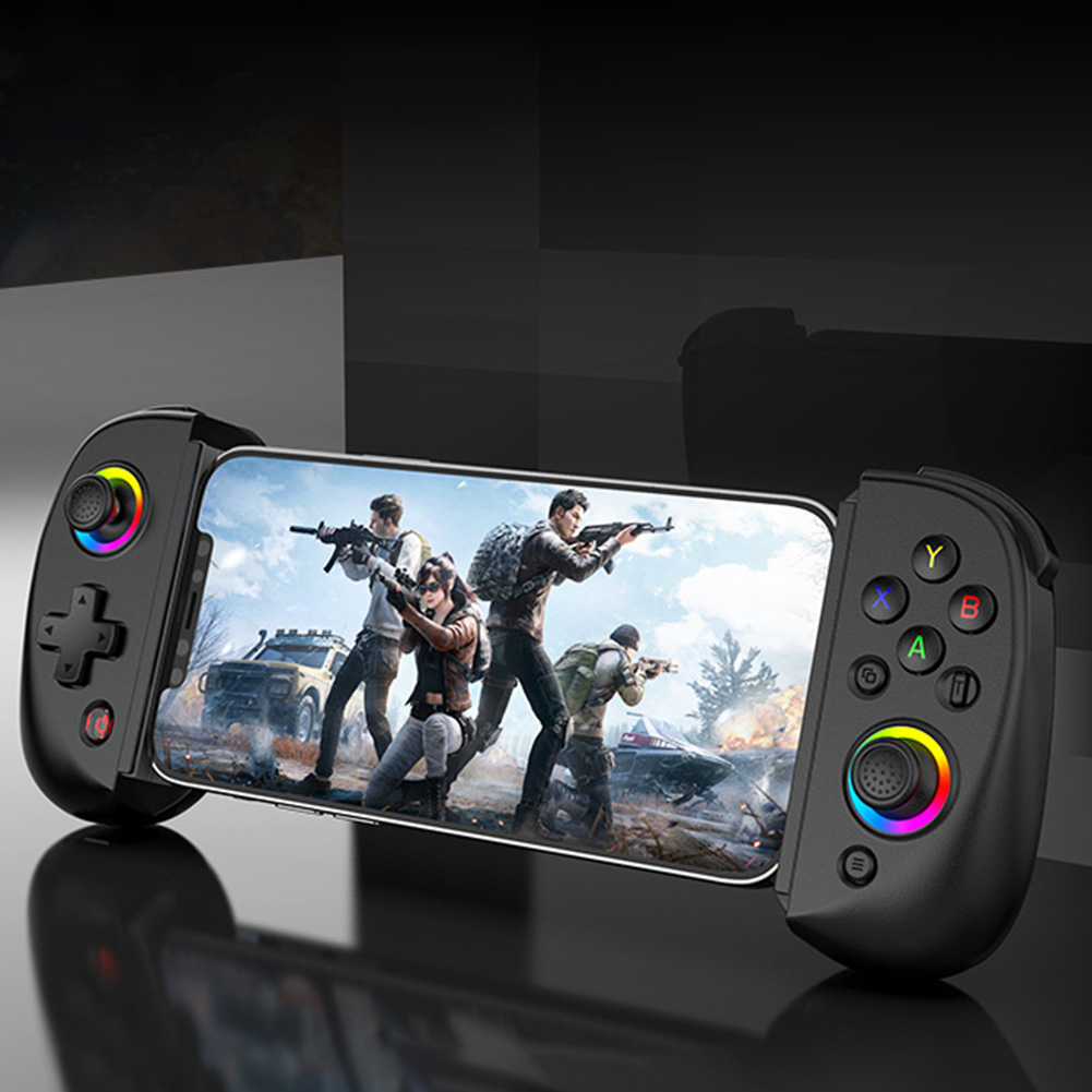 D8 Wireless Telescopic Game Controller with Turbo/6-axis Gyro/Vibration Gamepad Bluetooth5.2 For Android iOS PS3 PS4 Switch PC. 