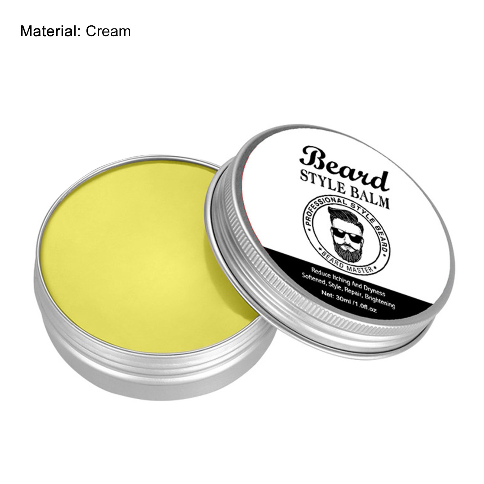 Beard Styling Cream Easy to Operate Thin Beard Growth Wax. 