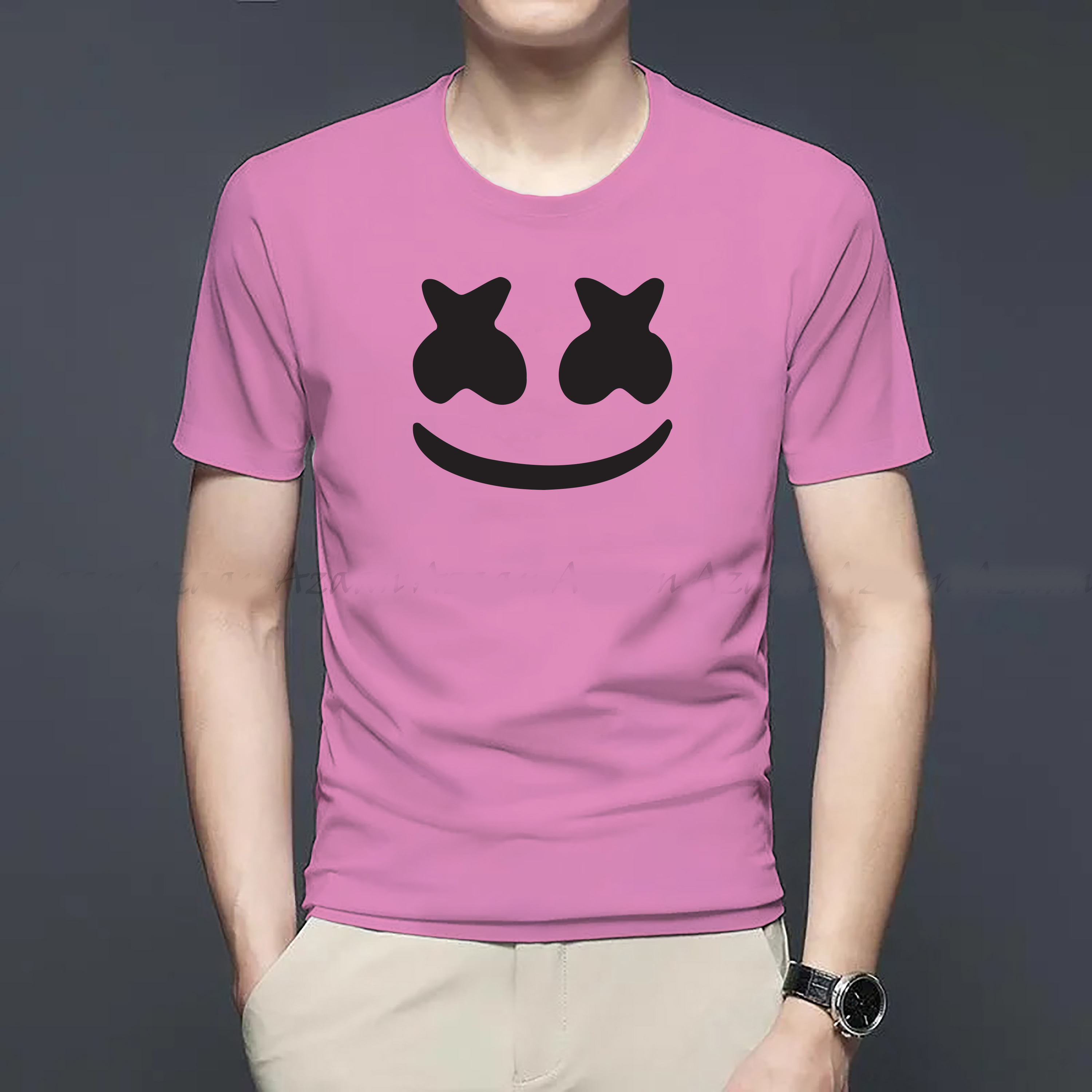 Plain Marshmallow Trendy t- shirt design. 