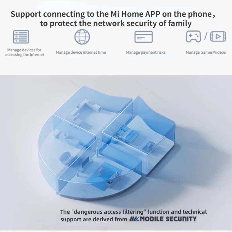 Xiaomi Router Be5000 WiFi 7 5011Mbps 2.5G Port Whole House LOT Intelligent Linkage Support Mesh Networking APP Security Manage. 