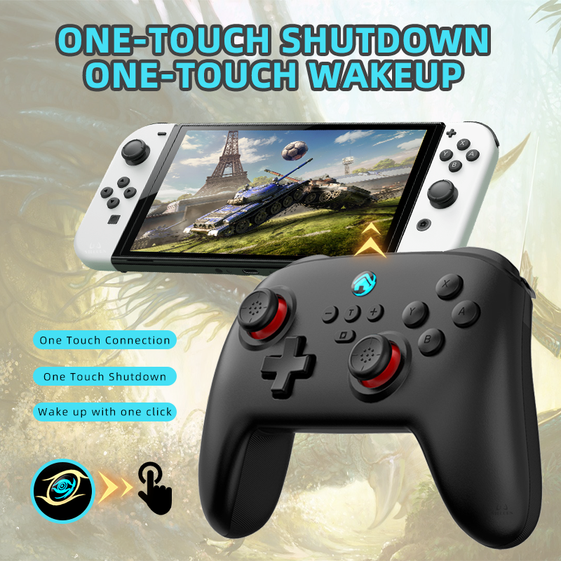 Switch Pro Controller Wireless Game Gamepad for Nintendo Switch OLED/Lite Joyestick For PC/Steam Deck Yuzu Controle. 
