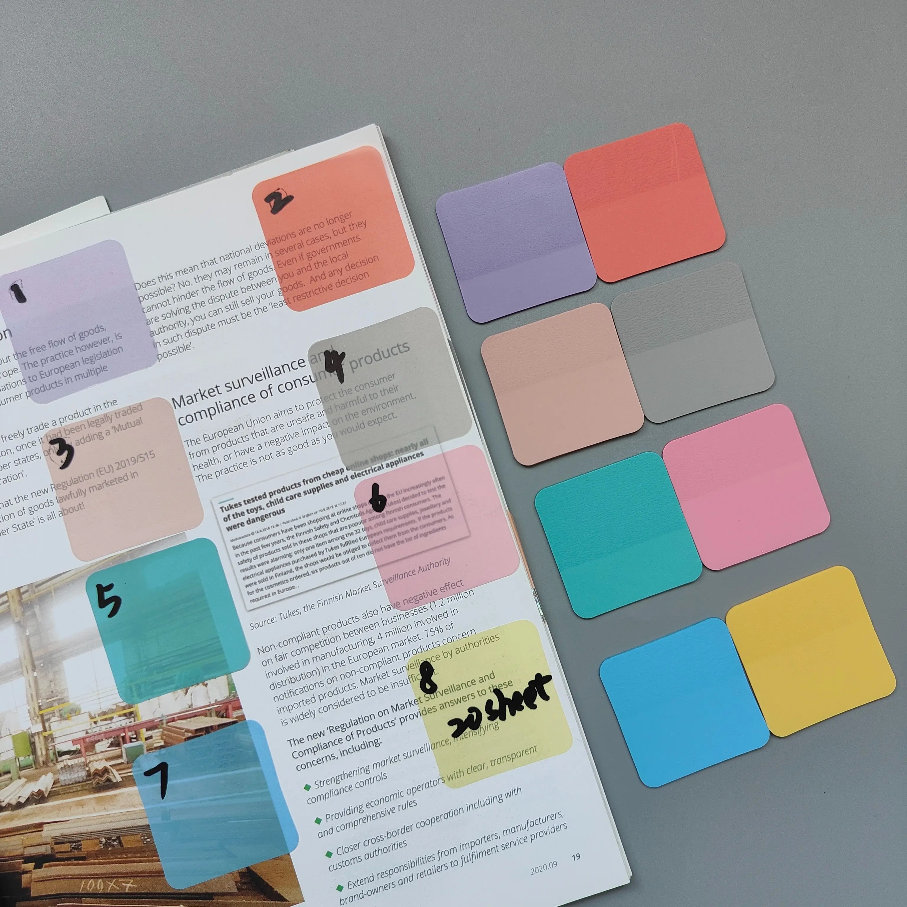 160 Sheets Posted It Transparent Sticky Notes Tab Self-Adhesive Kawaii Clear Bookmarkers Annotation Books Page Marker Stationery. 
