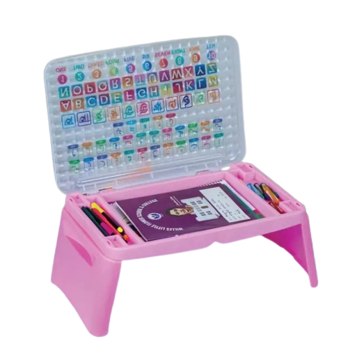 Folding Baby Reading Writing Desk with storage portable laptop table - Vintage Choice - Exclusive Experience. 