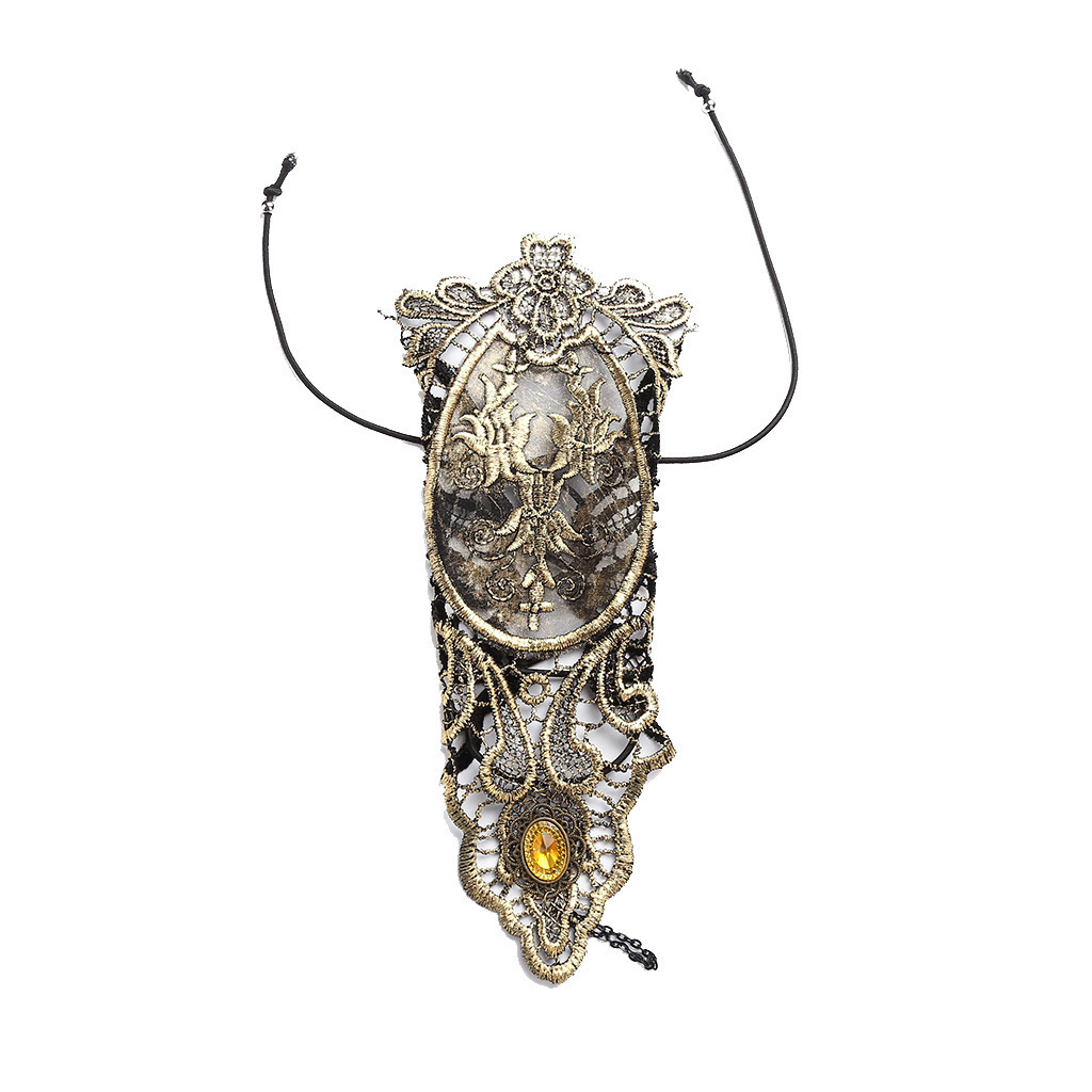 European and American jewelry new golden gloves retro lace arm chain dress decoration matching ladies bracelet. 