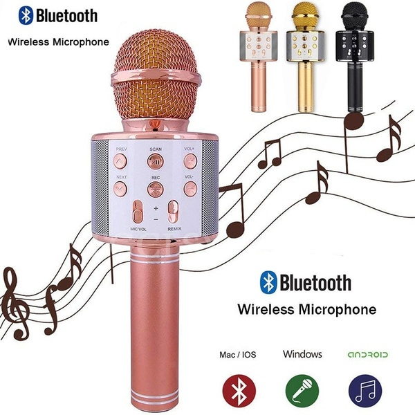 Wireless Bluetooth Karaoke Microphone. 