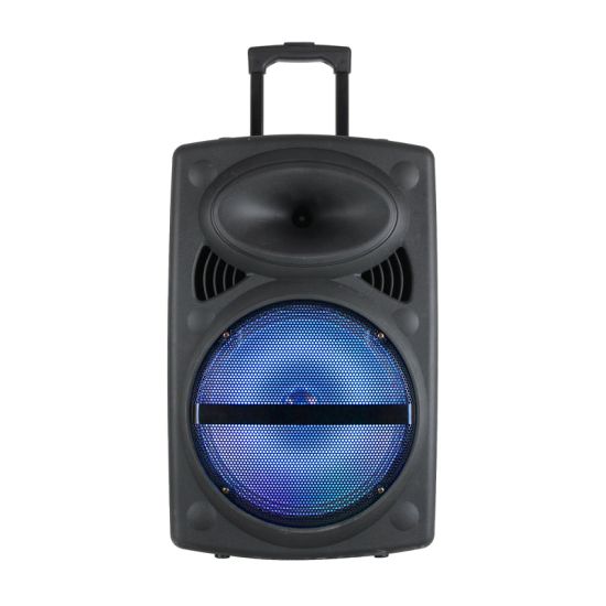 Wireless Microphone Bluetooth Rechargeable Portable Trolley 12" Speaker Sound box Dj box. 