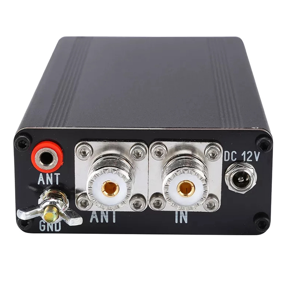 New Assembled ATU-130 Plus ATU-130+ 1.8-50MHz 200W Automatic Antenna Tuner OLED Display Meatl Case Update of ATU-100. 