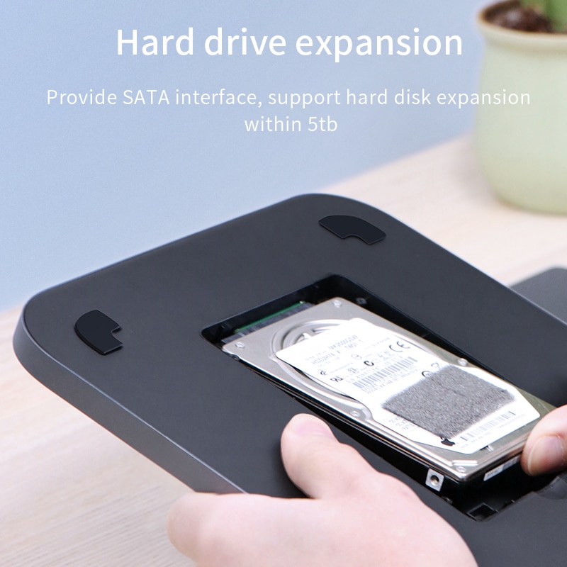 Hagibis USB C Hub with Hard Drive Enclosure Type C Docking Station 2.5 SATA NVME M.2 SSD Case 4K DP USB3.0 M1 M2 for Mac Mini. 