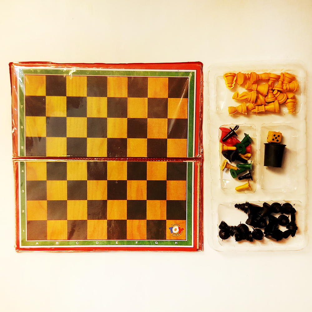 Ludo Chess Combo Game Set - Ludo, Chess - Chess Board. 