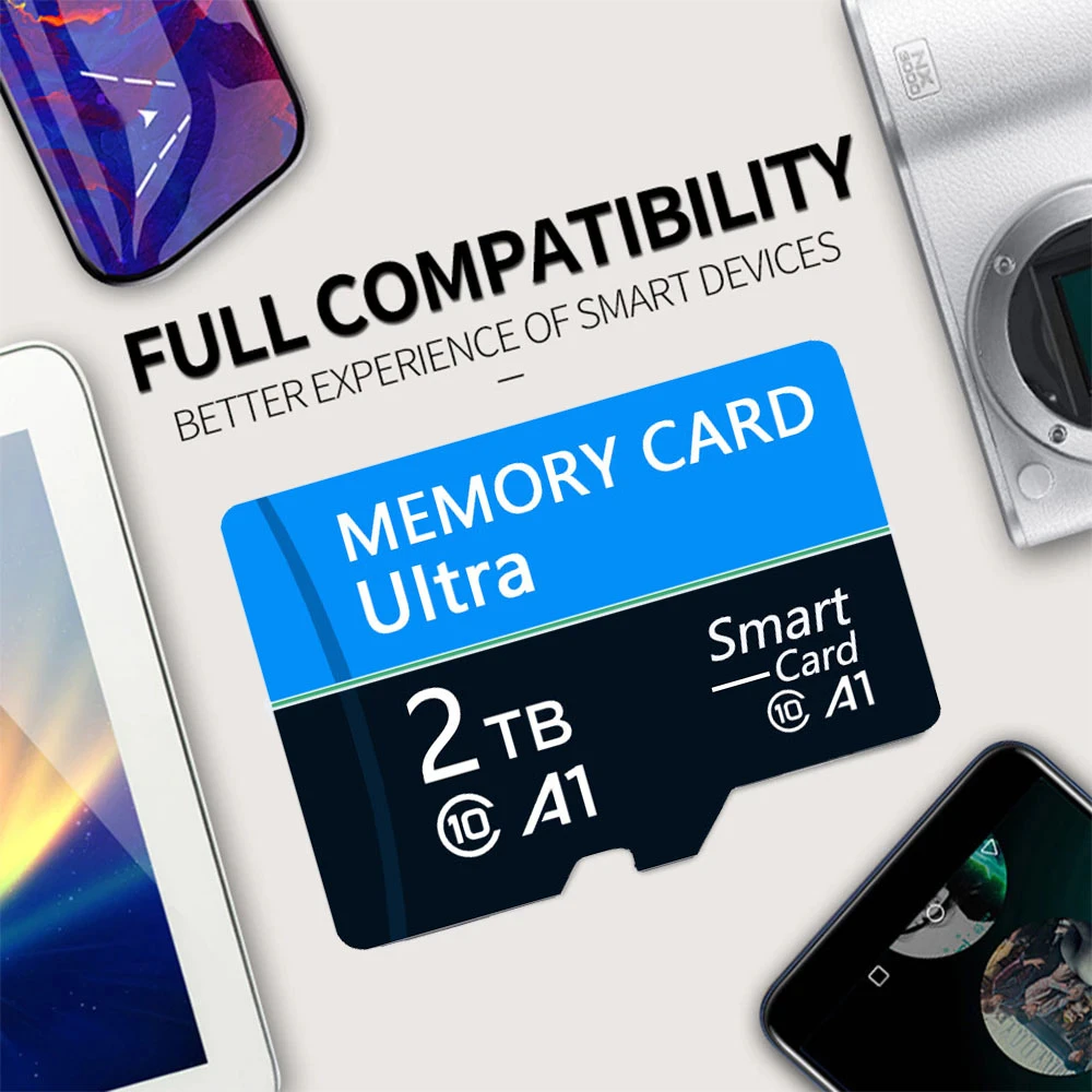 High Speed Micro SD 2TB  Micro SD Memory Card 100% Original Expansion Micro TF SD Card For Phone/Computer/Camera
