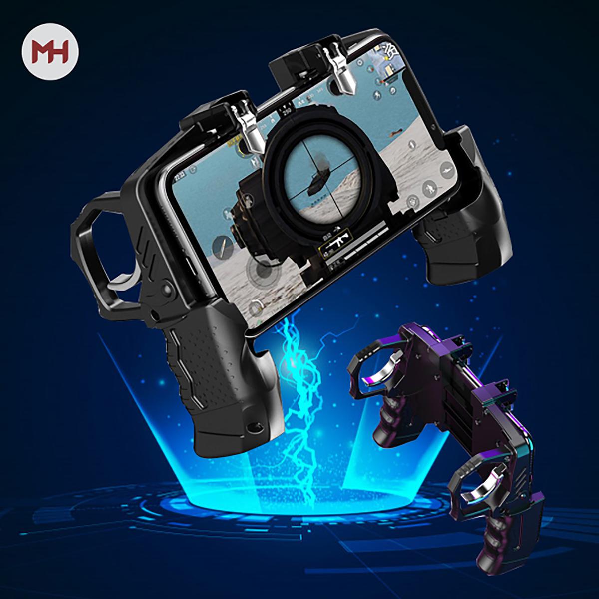 K21 PUBG & Free Fire Mobile Game pad Joystick Metaled L1 R1 Trigger Game Shooter Controller for iPhone Android phone Gaming Game pad/ K21 PUBG Trigger / K21 Game Controller / K21 Trigger