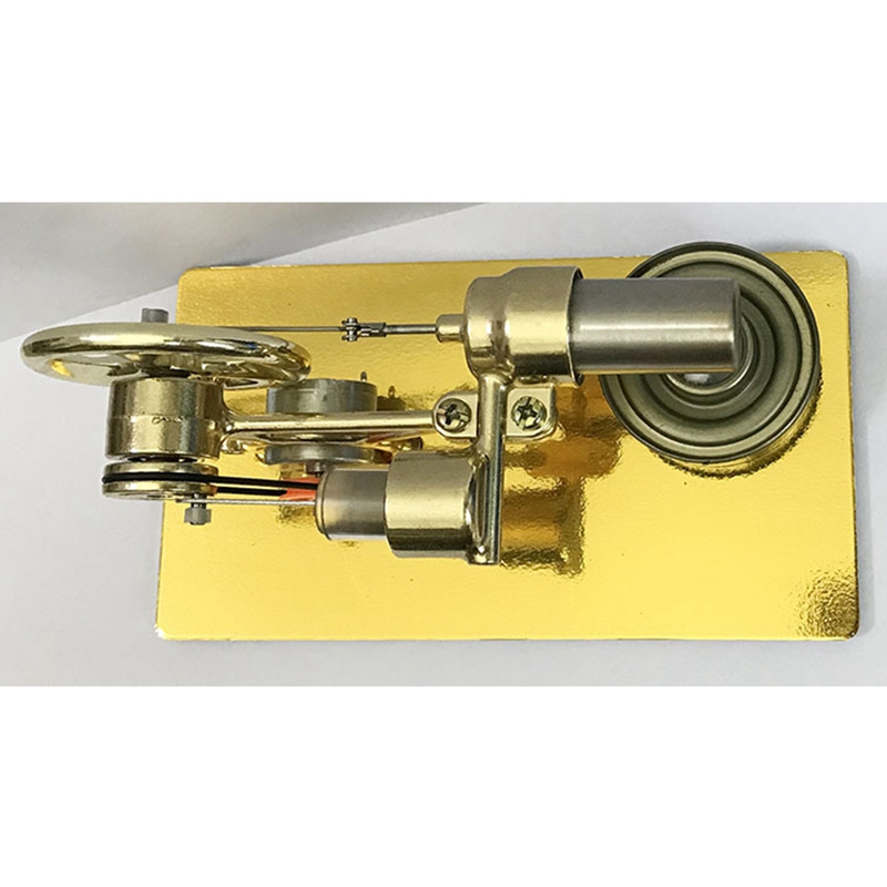Mini Hot Air Stirling Engine Motor Model Stream Power Physics Experiment Model Educational Science Toy Gift for Children. 
