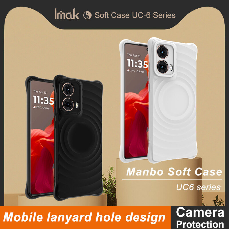 For Motorola Moto G85 5G Case Matte Finish Camera Protection Shockproof Back Cover Casing. 