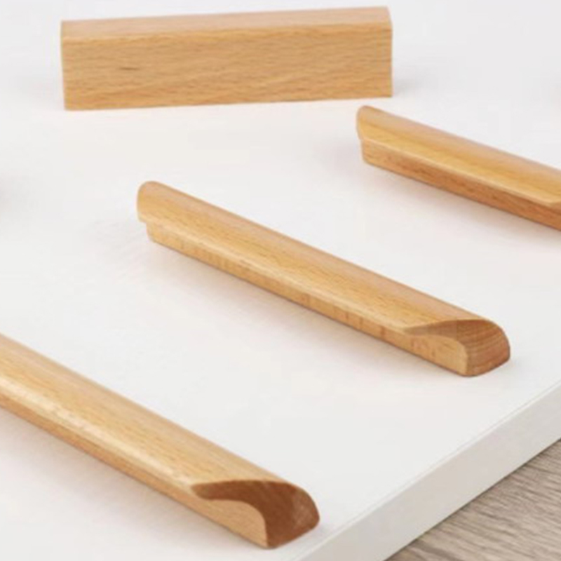Log varnish color chest of drawers furniture handles modern minimalist wardrobe doors solid wood handle drawer. 