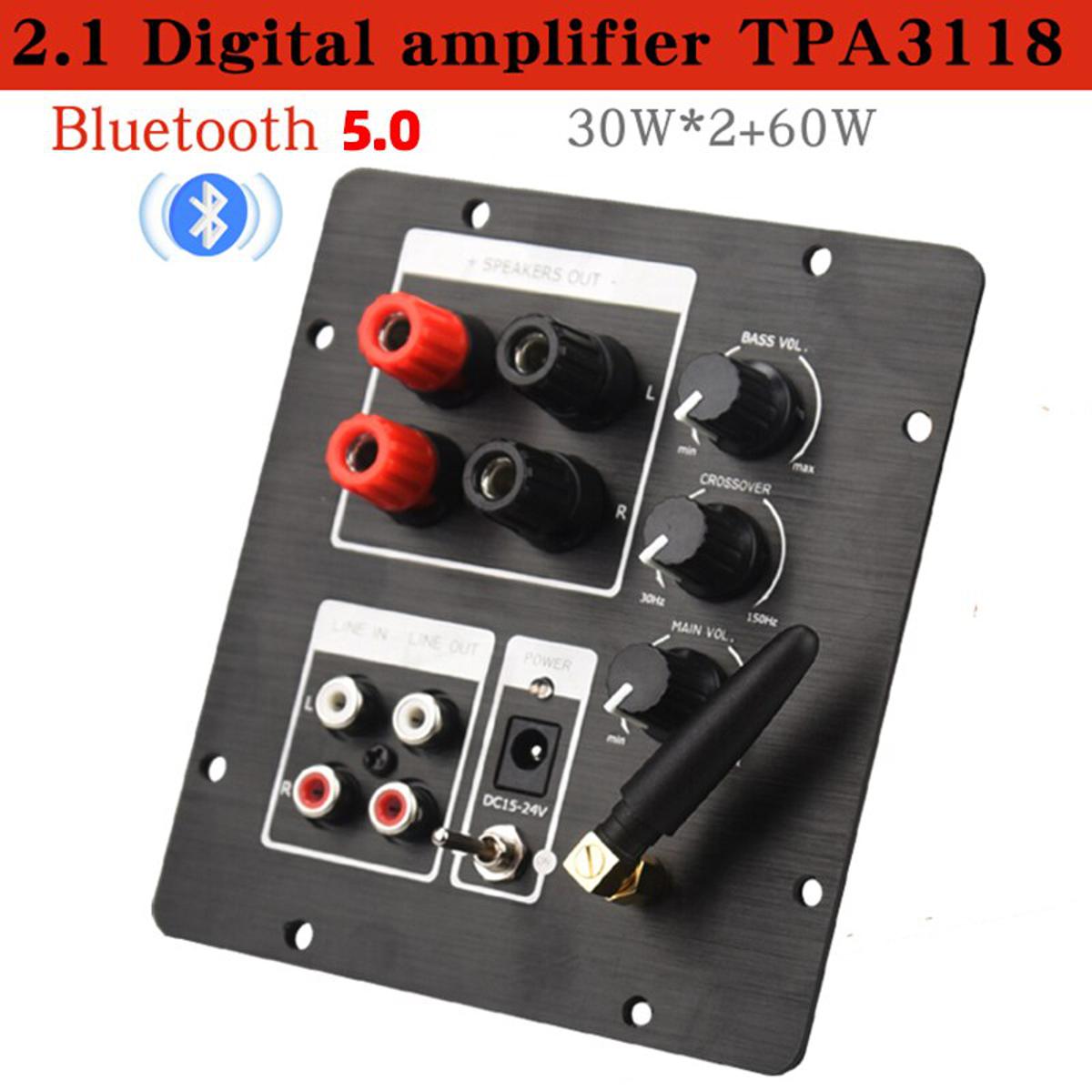 speakers 2.1 Subwoofer Speaker Amplifier Board TPA3118 Audio 30W*2 +60W Sub AMP With Independent 2.0 Output - TPA3118 Bluetooth 5