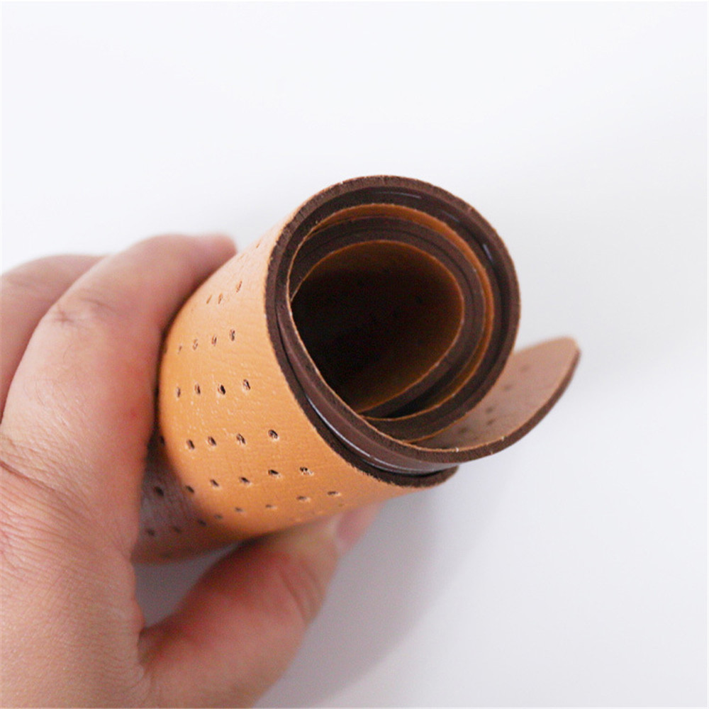 1Pair Ultra Thin Breathable PU Leather Shoe Insoles Large Size Absorb Sweat Deodorant Replacement Inner Soles Shoe Insole Pads. 