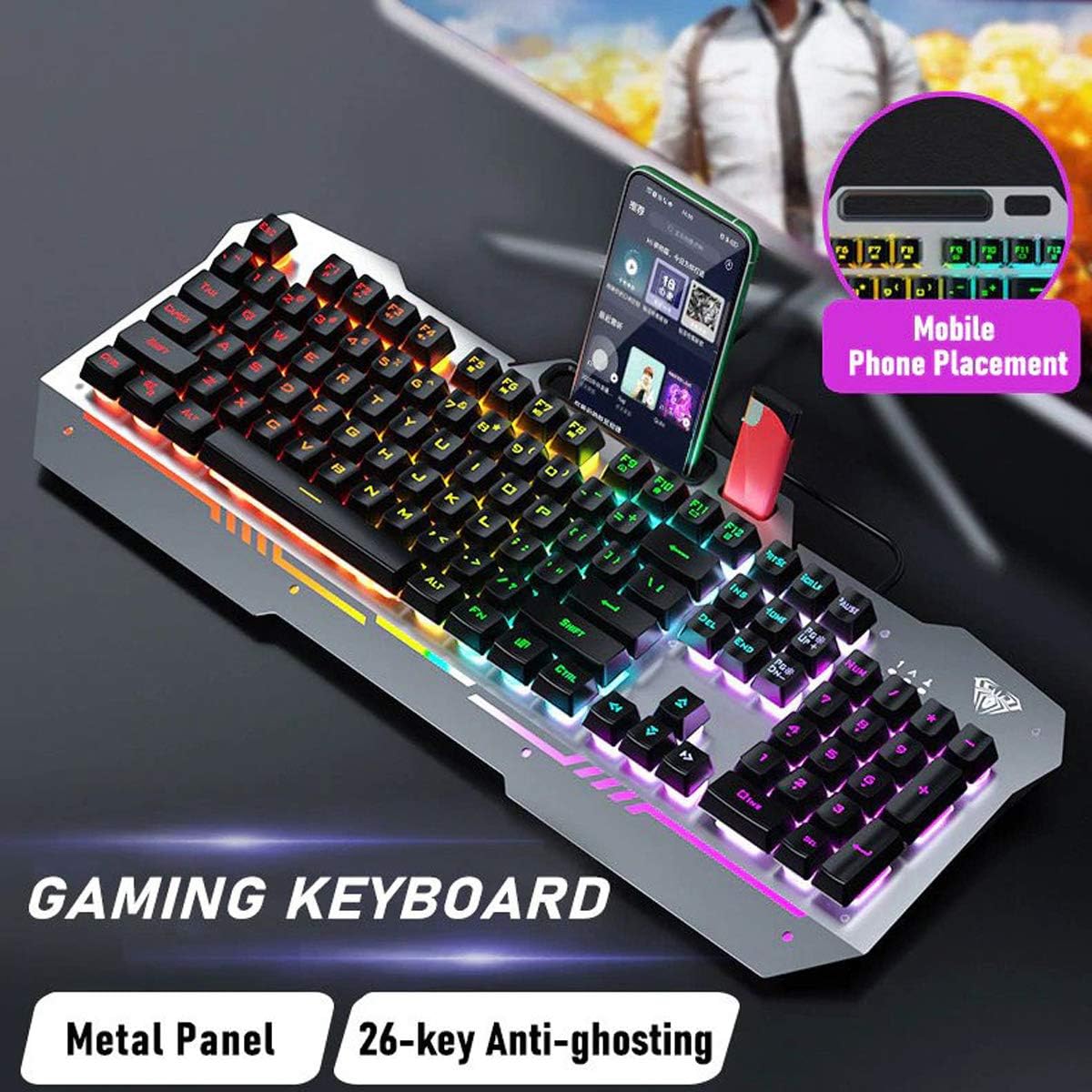 AULA F3010 Membrane Gaming Keyboard