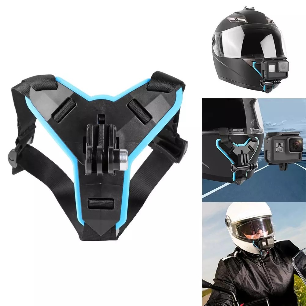 Helmet Chin Mobile Mount with Phone holder Motorcycle Helmet Stand for Action Camera and Phone. 