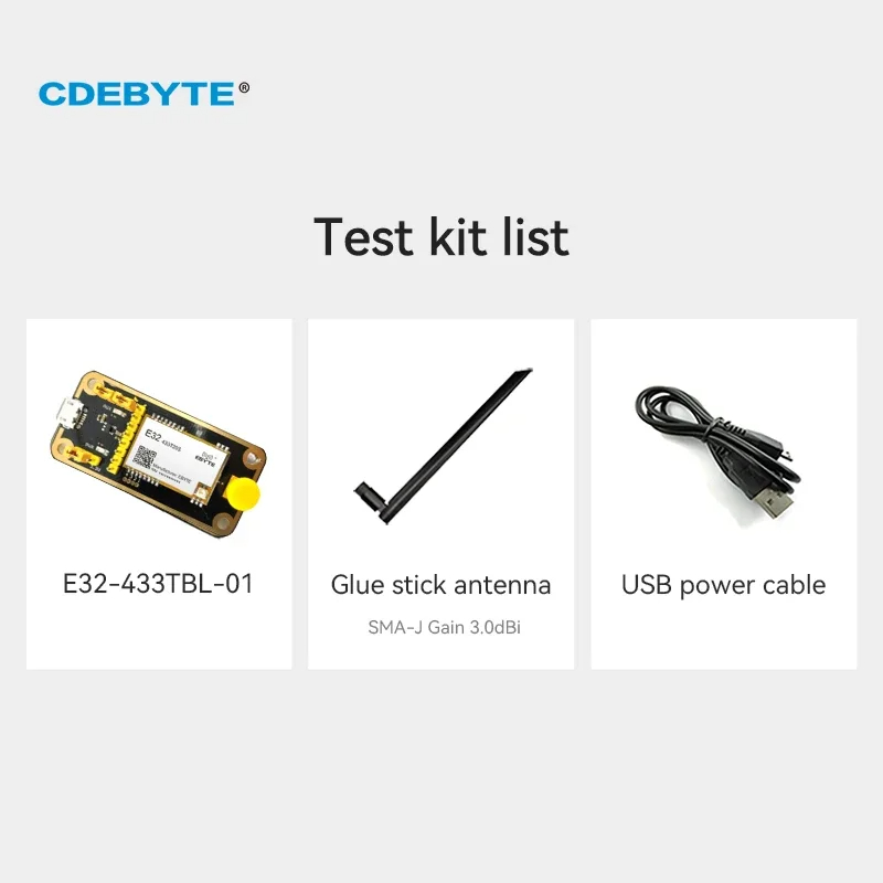 LoRa Wireless Module Test Board CDEBYTE E32-433TBL-01 Pre-soldered E32-433T20S USB Interface Easy to Develop Test Kit. 