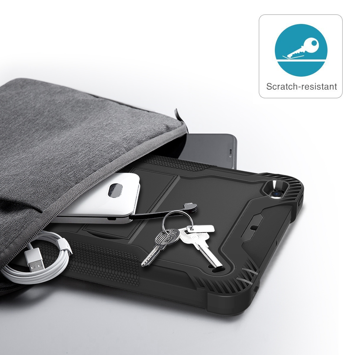 Silicone + PC Shockproof Protective Case with Holder For iPad mini / mini 4. 