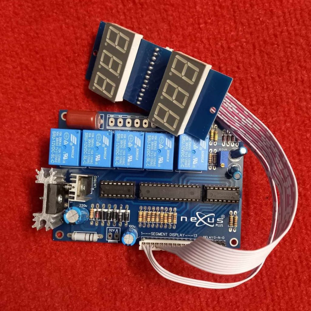 NEXUS 5 Relay DC 12V Voltage Stabilizer Circuit With Program IC 12V Stabilizer Circuit Adapters. 