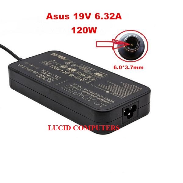 High Quality 19V 6.32A 120W 6.0*3.7mm AC Power Charger For Gaming FX705GM FX705GE FX705GD FX505 FX505GD FX505GE Laptop Adapter