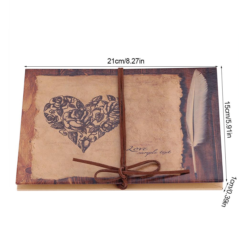 【Hey my home】Vintage Style Album DIY Photos Scrapbook Creative Crafts. 