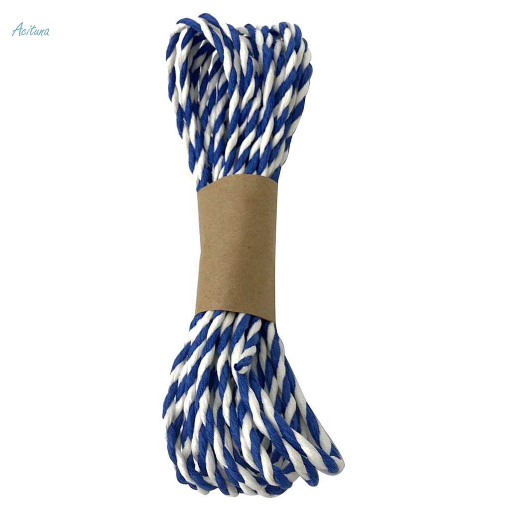 2x5 Meters Paper Cord Craft Rope Twine String for Gift Wrapping Dark blue