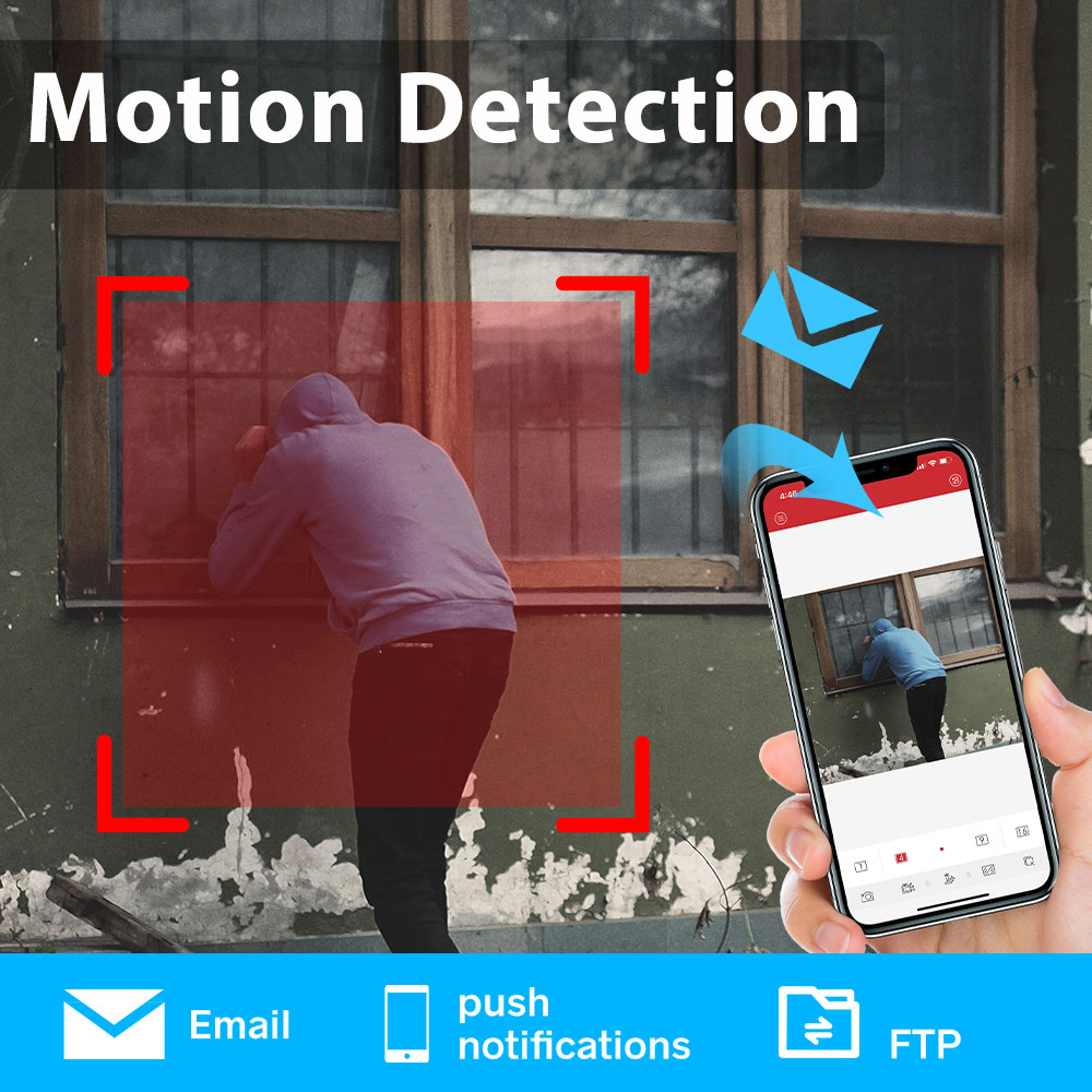 Vikylin 8mp IP Camera for Hikvision Compatible POE MD2.0 smart Dual Lights Two-way Talk Home CCTV 180° panoramic Security Camera. 