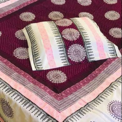 Exclusive Designer Block Printed Bed Sheet